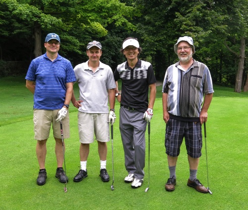 The Fore Aces: Phil Bilan, Allen Volchuk, Michael Ohh and Jeff Charuk